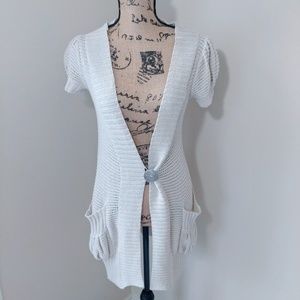 Free People Long Vest Cardigan
